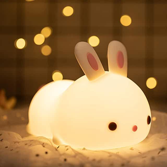 Lichtgevende Bunny Knuffellamp – Je Schattigste Gezelschapslichtje!