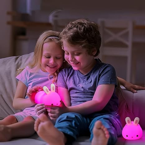 Lichtgevende Bunny Knuffellamp – Je Schattigste Gezelschapslichtje!