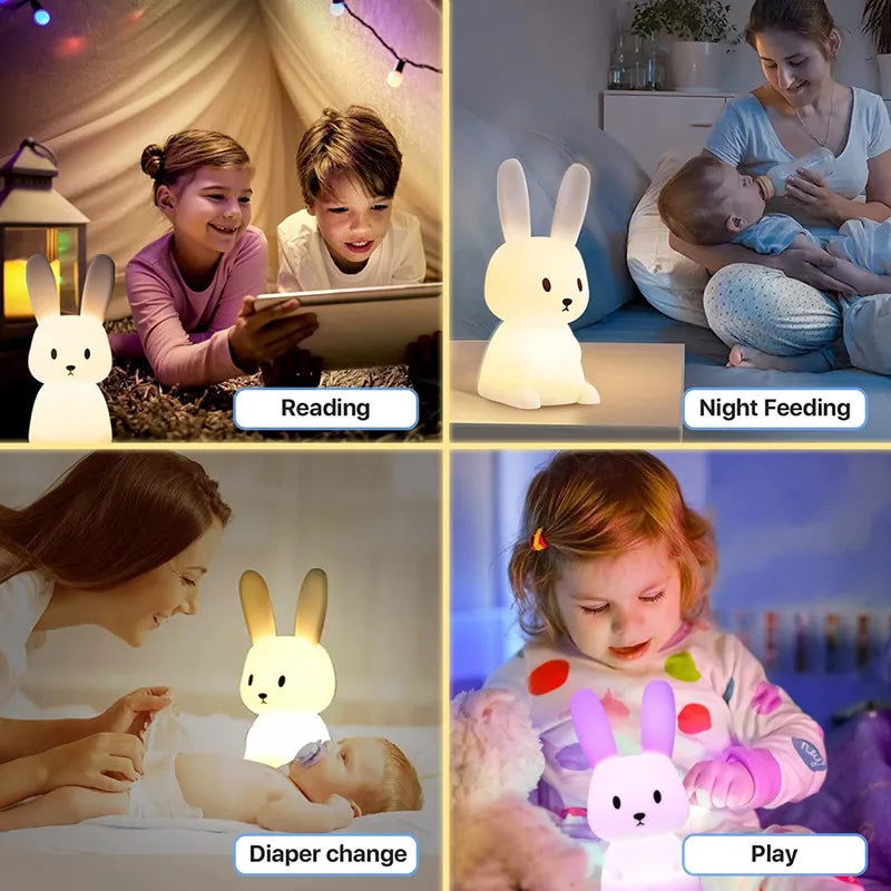 GlowBuddy™ LED Konijnenlamp - Het Perfecte Nachtlampje voor Kinderen