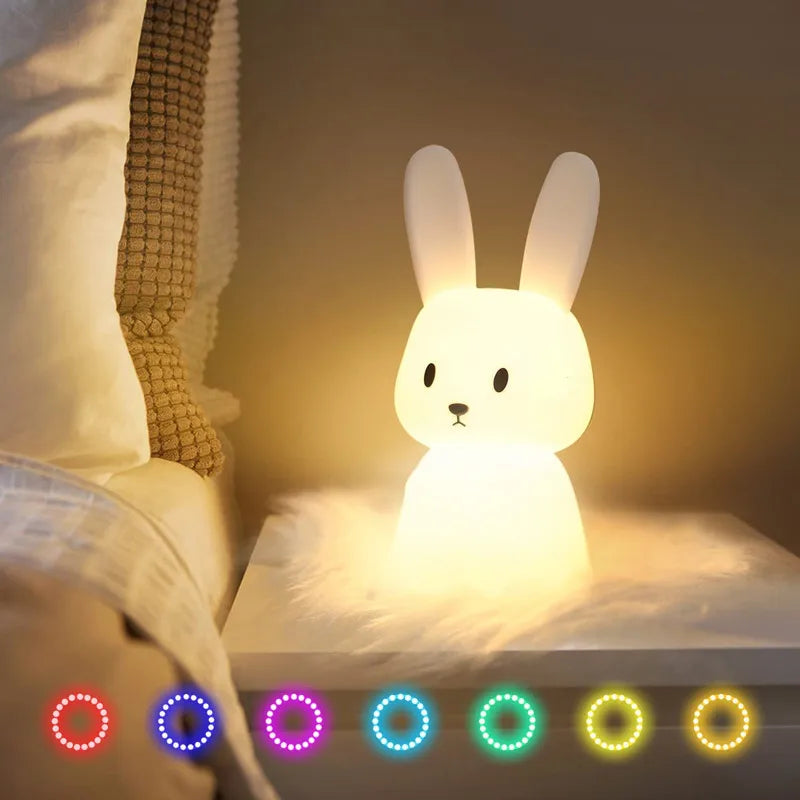 GlowBuddy™ LED Konijnenlamp - Het Perfecte Nachtlampje voor Kinderen