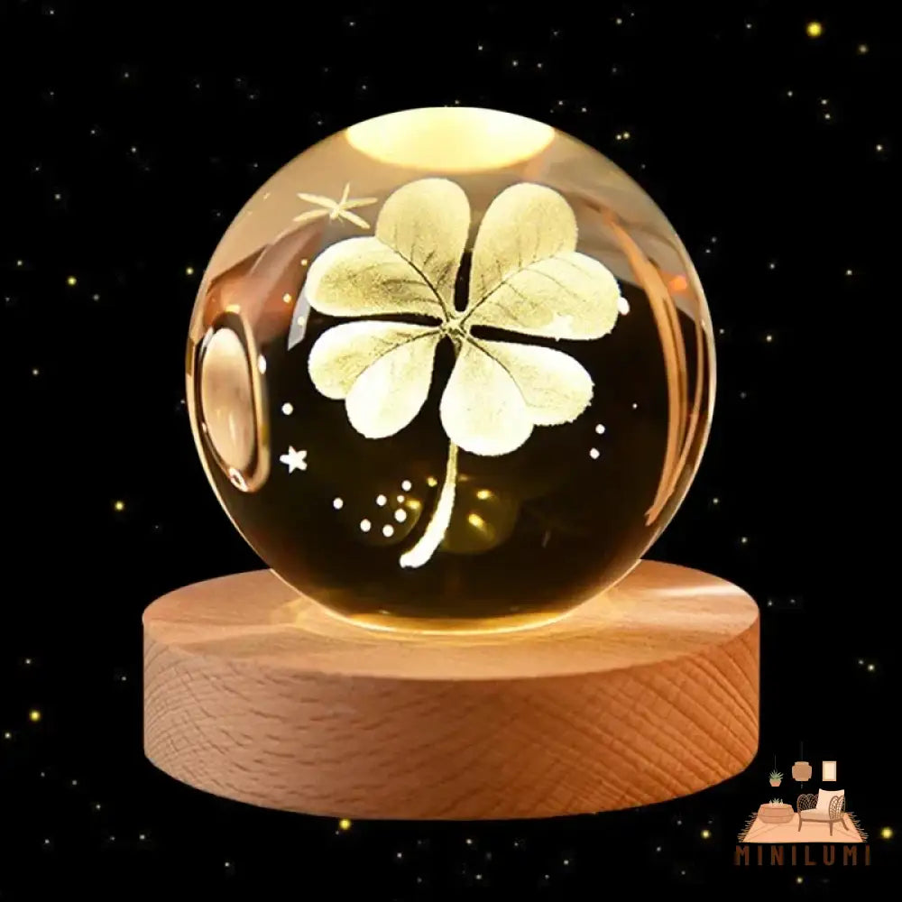 Galactische Lichtbol: Een Kosmisch Kunstwerk Voor Thuis Klavertje Vier Decoratieve Verlichting