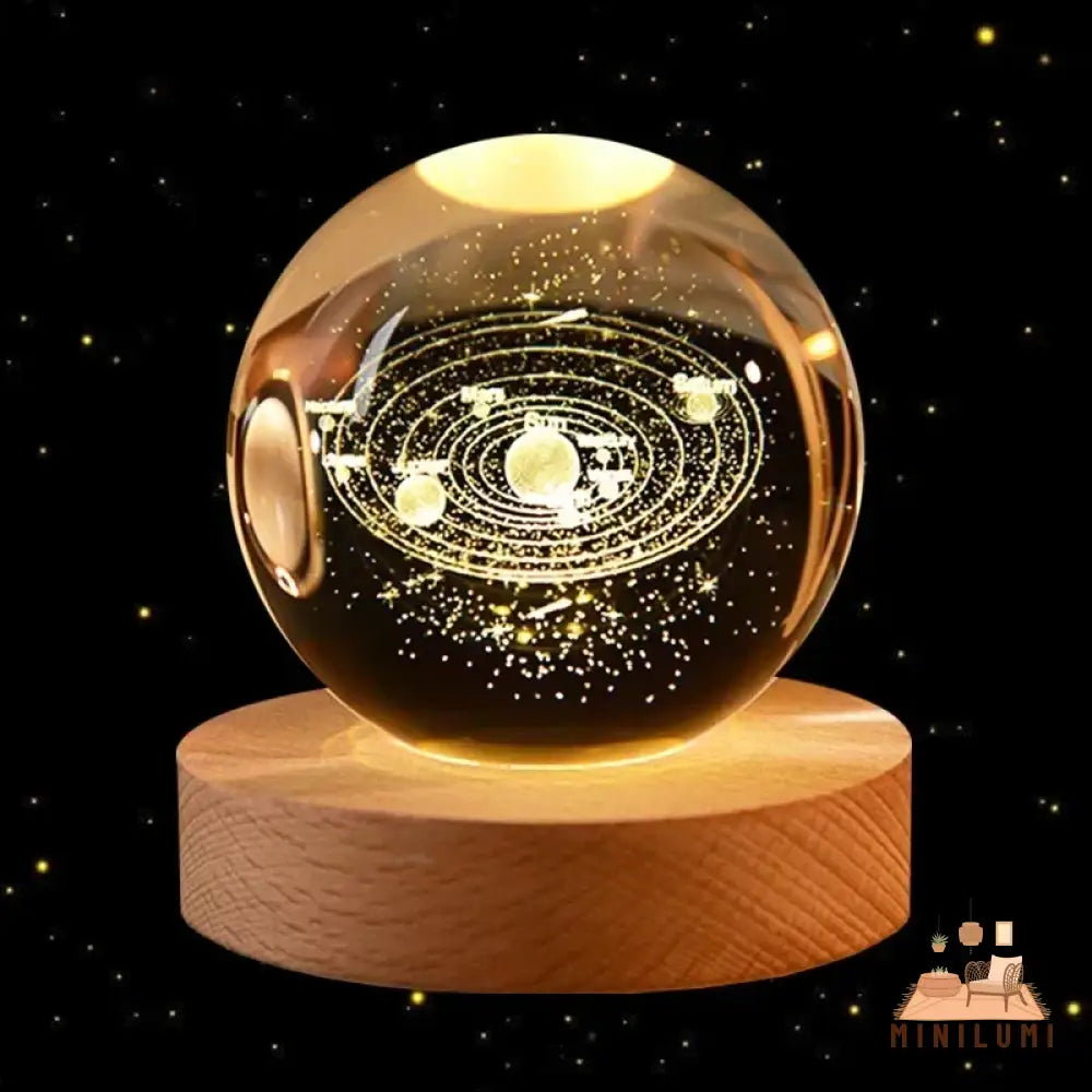 Galactische Lichtbol: Een Kosmisch Kunstwerk Voor Thuis Zonnestelsel Decoratieve Verlichting