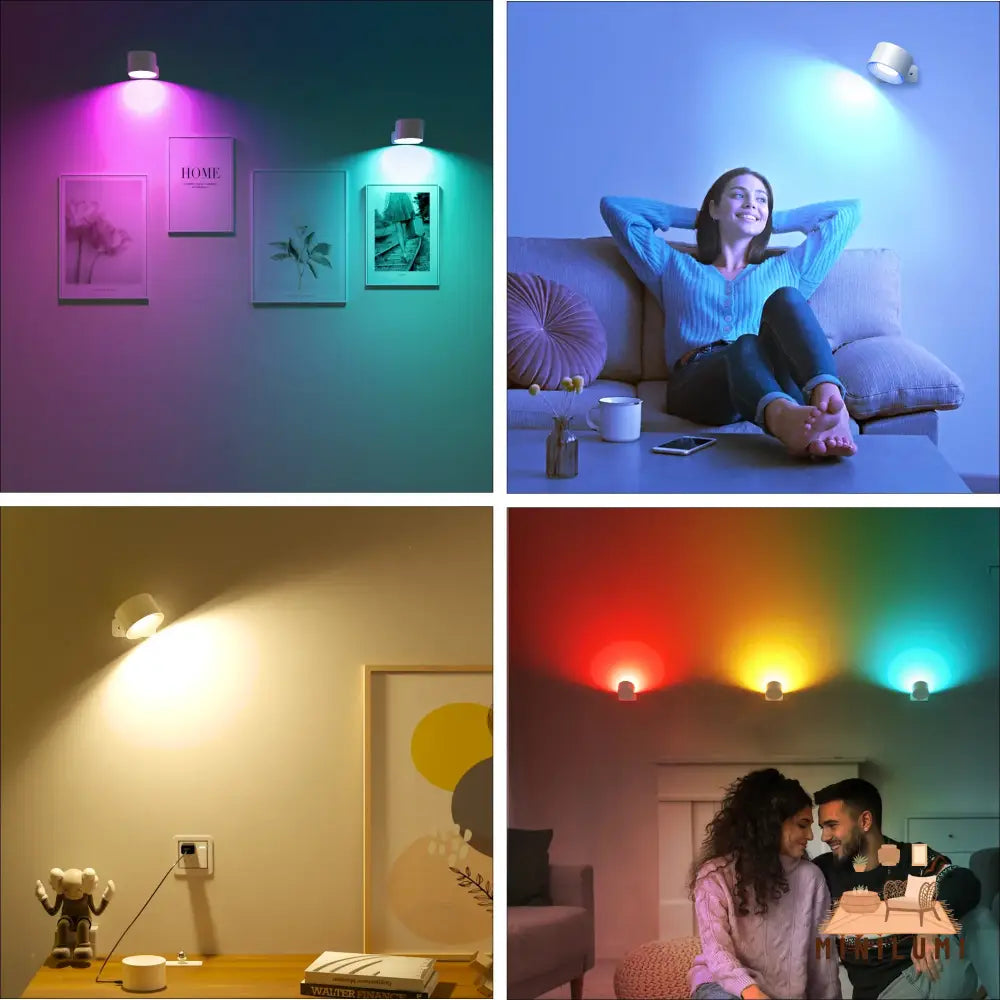 Lumolite Wandlampje - Modern Lichtontwerp Zonder Installatiestress Decoratieve Verlichting