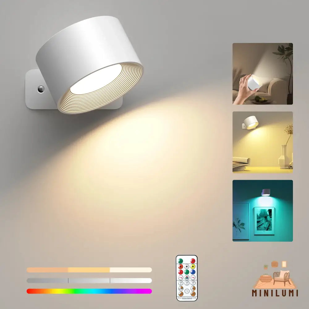 Lumolite Wandlampje - Modern Lichtontwerp Zonder Installatiestress Decoratieve Verlichting