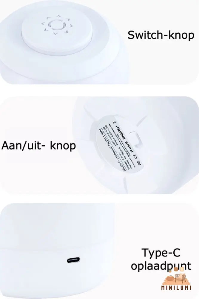 Soft Glow Nachtlampje – Voor Een Rustgevende Sfeer Decoratieve Verlichting