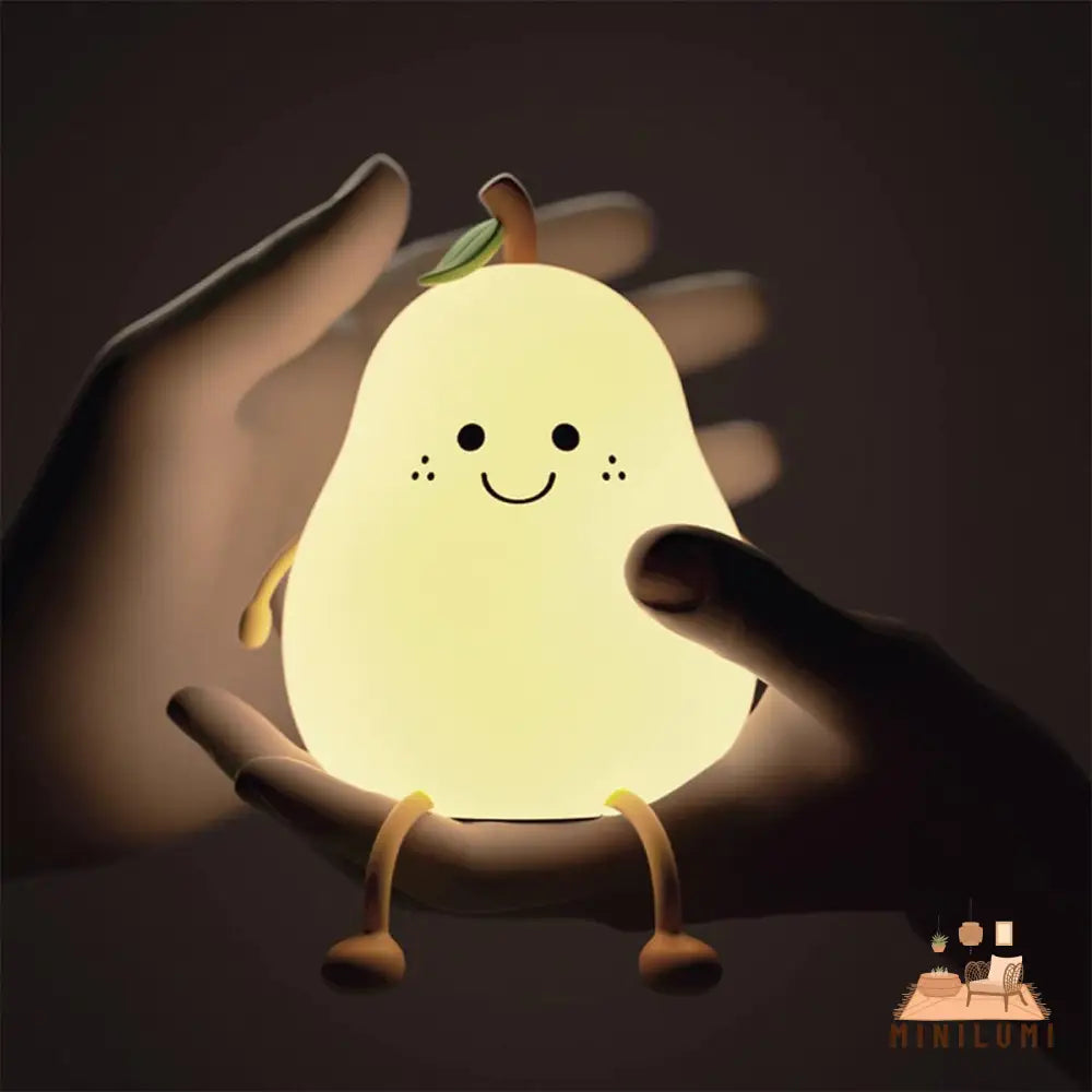 Vrolijke Peer Lampje - Knusse Glimlach Voor Elk Interieur Kleur Veranderend Decoratieve Verlichting