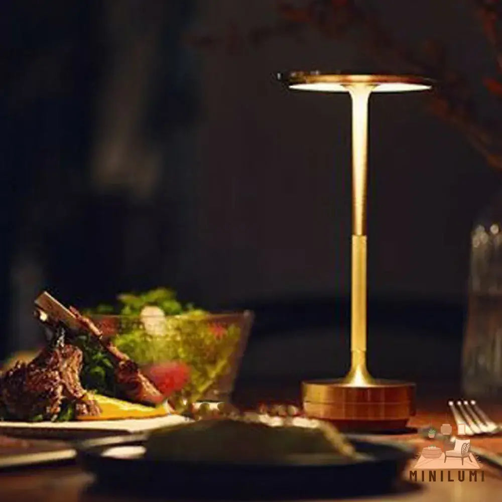 Ambient Metallic Draadloze Tafellamp Decoratieve Verlichting